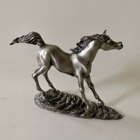 Vintage Desert Beauty Metal Figurine By Lorn Mc Kean Pewter 1982